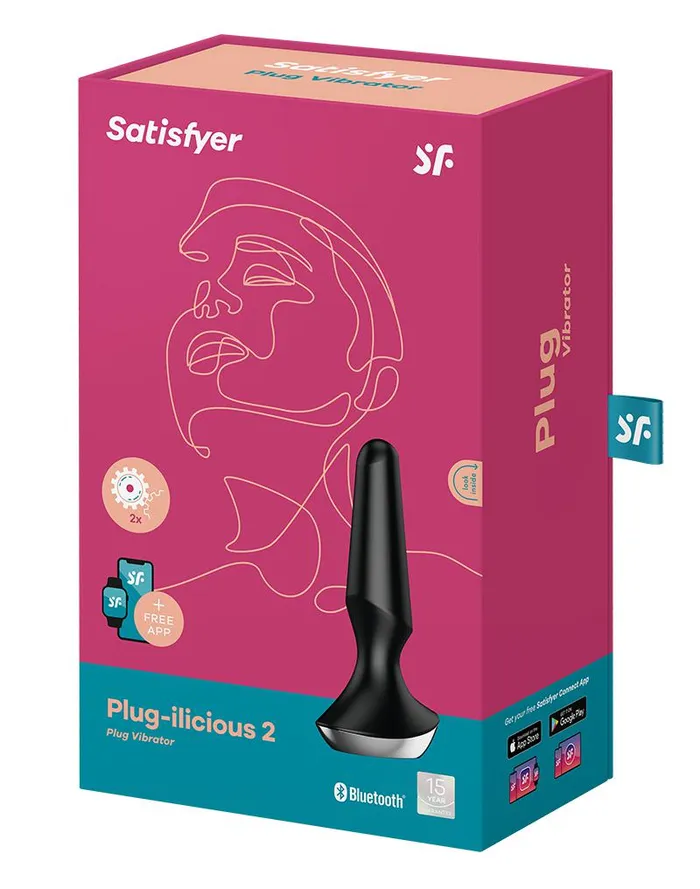 Anal | Satisfyer Satisfyer - Plug-ilicious 2 - Vibrerende Anaal Plug - Met App Control - Zwart