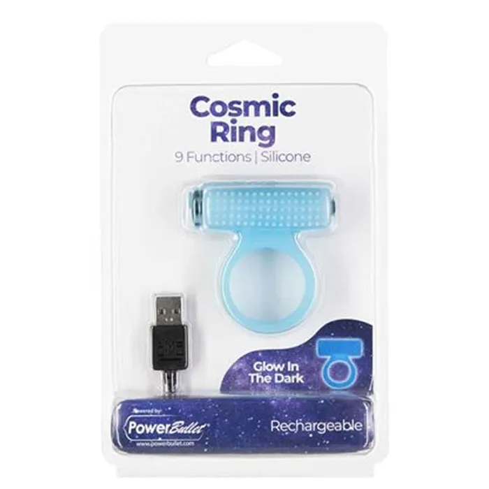 BMS Enterprises Male Sex Toys | Cosmic Cock Ring With Rechargeable Bullet