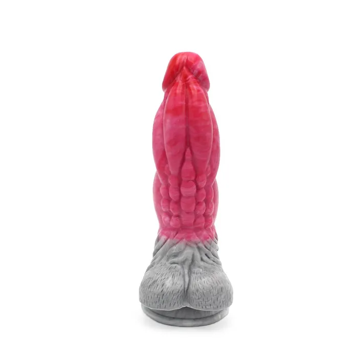 Dildos | Kiotos Monstar - Dildo Beast 23 - 23,5 x 6,5 cm - Roze/Grijs/Wit - Kiotos Monstar