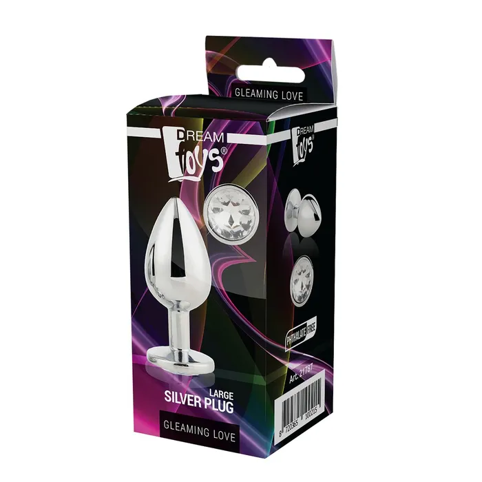Dream Toys Anal | Plug Anale Dream Toys Gleaming Love Argentato Dream Toys Anal | Plug Anale Dream Toys Gleaming Love Argentato