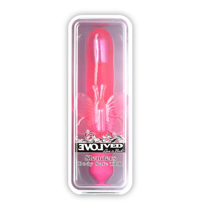 Evolved Vibratore per il Punto-G Evolved Slenders Flutter Rosa Farfalla | Vibrators Evolved Vibratore per il Punto-G Evolved Slenders Flutter Rosa Farfalla | Vibrators