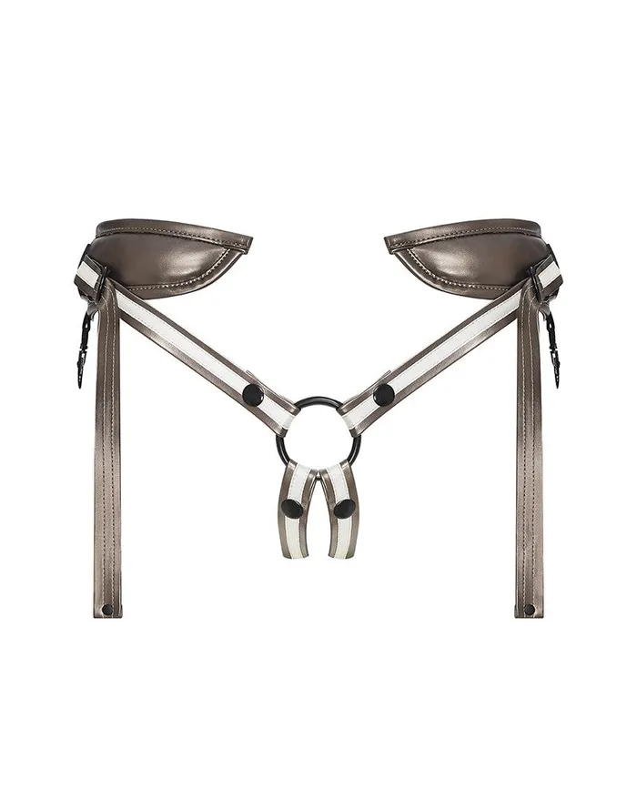 Female Sex Toys | Strap-On-Me Strap-On-Me - Pegging Harnas PVC Leatherette Desirous - bronskleurig