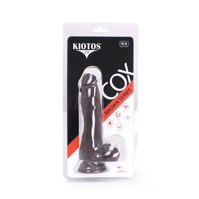 Kiotos COX Dildos | Kiotos Cox - Dildo - 18.5 x 3.8 cm - TPE - Bruin