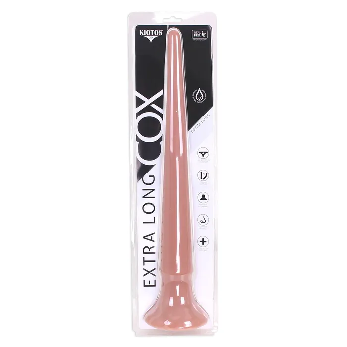 Kiotos Cox - XXL dildo Van 50 cm lang Met Diameter Van 23 mm > 56 mm - Lichte Huidskleur | Kiotos COX Dildos
