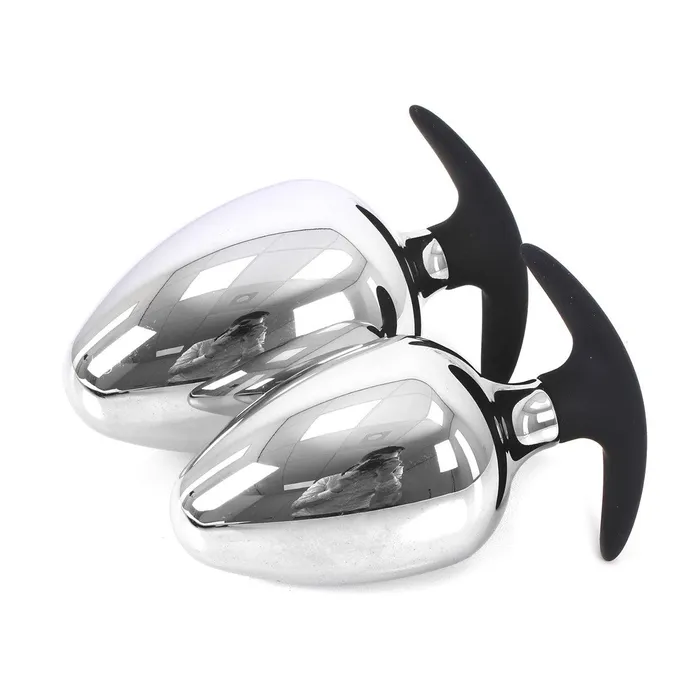 Kiotos Dildos | Kiotos Steel - Sucker RVS Buttplug BIG-S 60 mm Met Siliconen voetje/handvat Kiotos Dildos | Kiotos Steel - Sucker RVS Buttplug BIG-S 60 mm Met Siliconen voetje/handvat