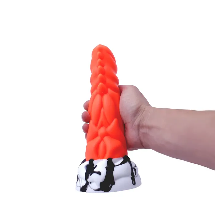 Kiotos Monstar - Dildo Beast No. 51 - Oranje/Wit/Zwart | Kiotos Monstar Dildos