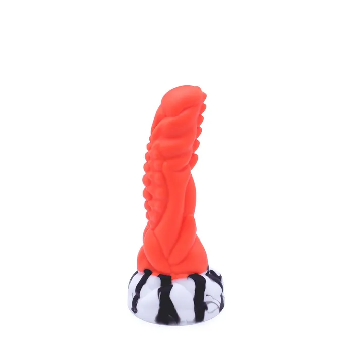 Kiotos Monstar - Dildo Beast No. 51 - Oranje/Wit/Zwart | Kiotos Monstar Dildos