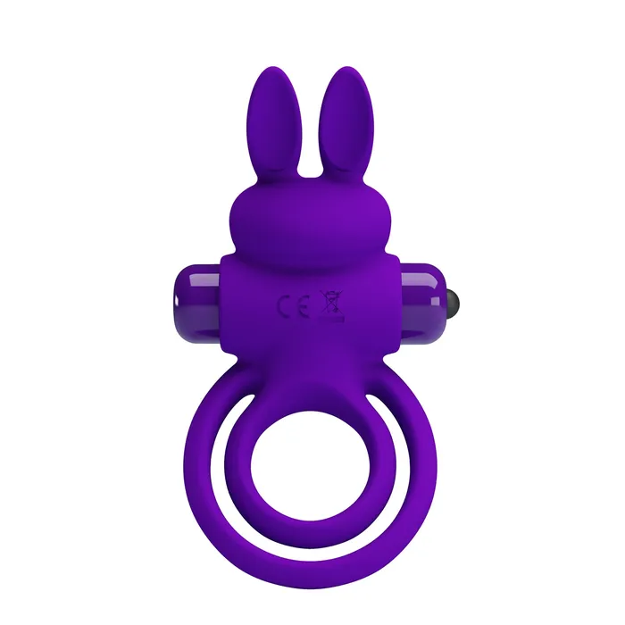 Pretty Love Female Sex Toys | Anello in Silicone Pene & Testicoli con stimolatore clitorideo a doppio contatto e potente vibrazione da 10 diversi programmi