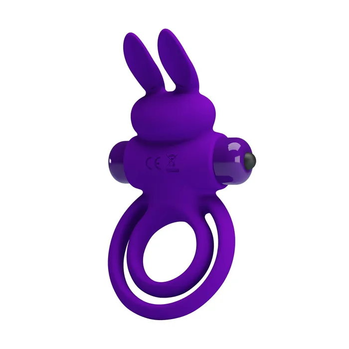 Pretty Love Female Sex Toys | Anello in Silicone Pene & Testicoli con stimolatore clitorideo a doppio contatto e potente vibrazione da 10 diversi programmi