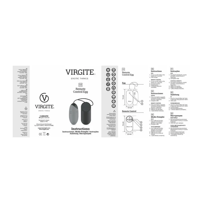 Virgite Vibrators | Uovo Vibrante Virgite Rosa Virgite Vibrators | Uovo Vibrante Virgite Rosa