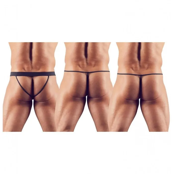 Vynil Set da 3 Pezzi: Jockstrap, Mini String e Perizoma - Nero, Taglia Unica | Svenjoyment Female Sex Toys Vynil Set da 3 Pezzi: Jockstrap, Mini String e Perizoma - Nero, Taglia Unica | Svenjoyment Female Sex Toys