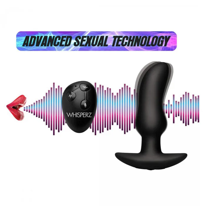 Whipserz Voice Activated 10X Vibrating Prostate Plug with Remote Control | XR Brand Male Sex Toys
