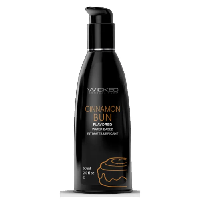 Wicked Sensual Wicked Water Based Cinnamon Bun Flavoured Lubricant Wicked Sensual Lubricants