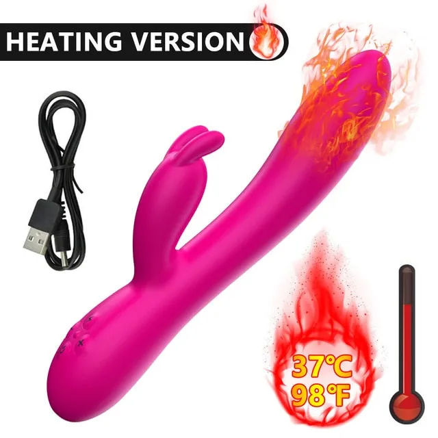 YSGLIFE Female Sex Toys | Heating Rabbit Vibrator for Woman G Spot Vagina Clitoris Stimulator Masturbator Dildo Vibrator Adult Sex Toys for Woman Adult YSGLIFE Female Sex Toys | Heating Rabbit Vibrator for Woman G Spot Vagina Clitoris Stimulator Masturbator Dildo Vibrator Adult Sex Toys for Woman Adult