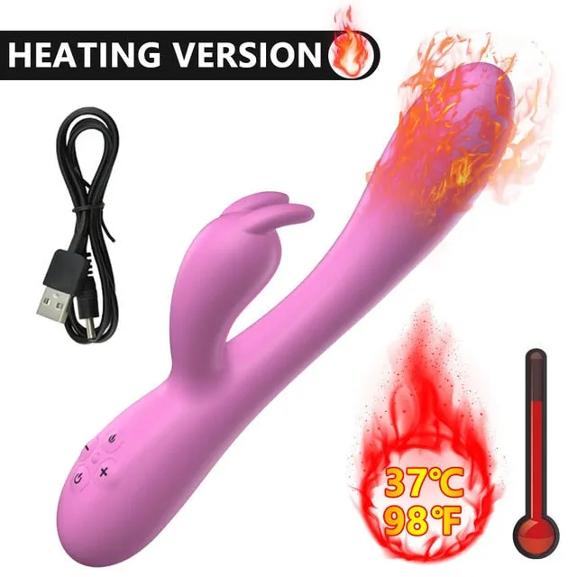 YSGLIFE Female Sex Toys | Heating Rabbit Vibrator for Woman G Spot Vagina Clitoris Stimulator Masturbator Dildo Vibrator Adult Sex Toys for Woman Adult YSGLIFE Female Sex Toys | Heating Rabbit Vibrator for Woman G Spot Vagina Clitoris Stimulator Masturbator Dildo Vibrator Adult Sex Toys for Woman Adult