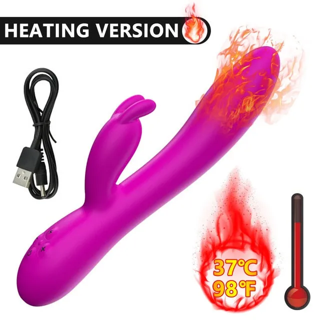 YSGLIFE Female Sex Toys | Heating Rabbit Vibrator for Woman G Spot Vagina Clitoris Stimulator Masturbator Dildo Vibrator Adult Sex Toys for Woman Adult YSGLIFE Female Sex Toys | Heating Rabbit Vibrator for Woman G Spot Vagina Clitoris Stimulator Masturbator Dildo Vibrator Adult Sex Toys for Woman Adult